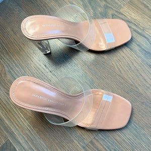Zara Clear Strap Heels
